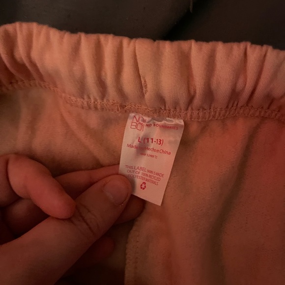 pink flare sweatpants - Picture 3 of 6